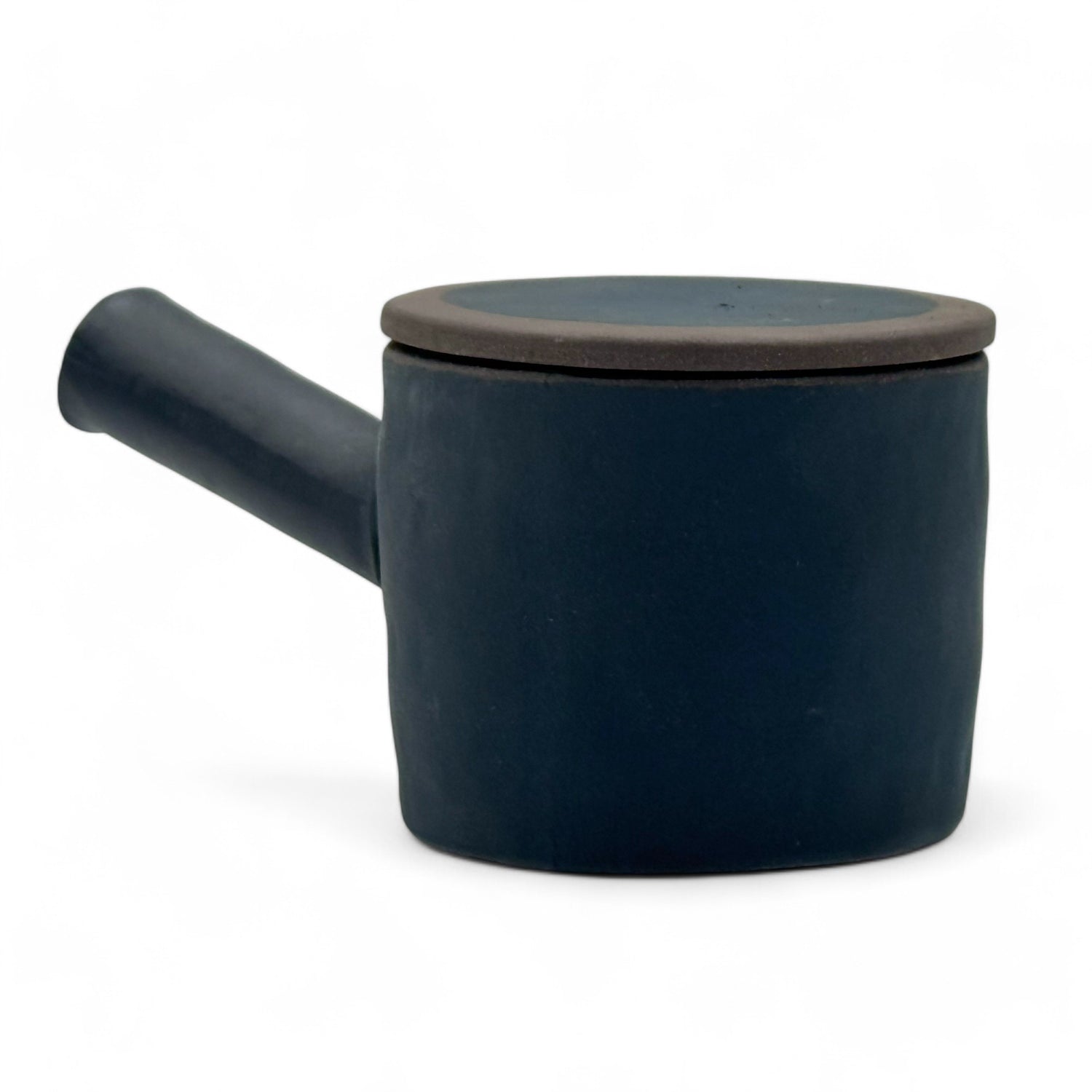 Urushi Stone Black Tokoname-yaki Kyusu - Japanese Teapot