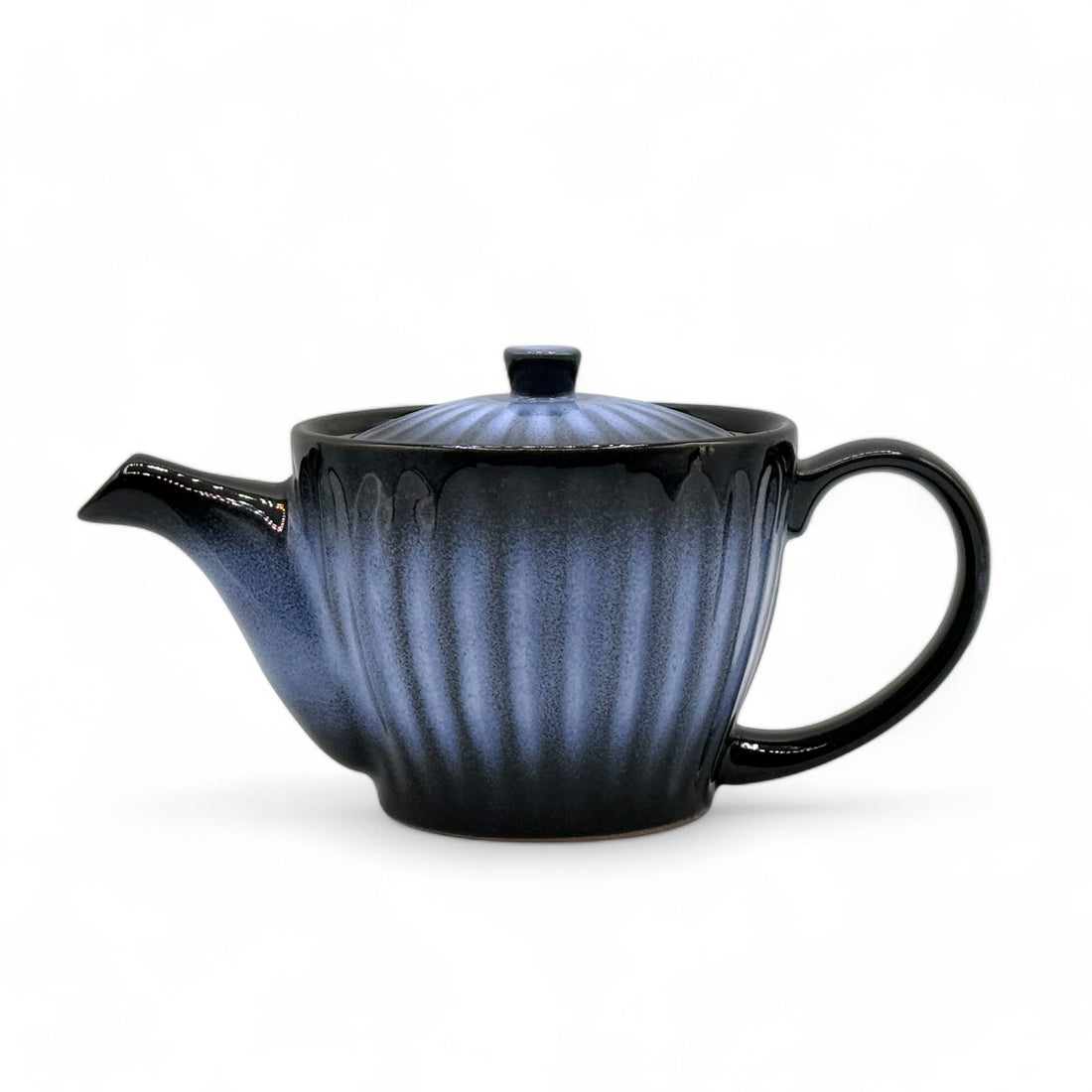 Kiku Aurora Blue Tokoname-yaki Kyusu - Japanese Teapot