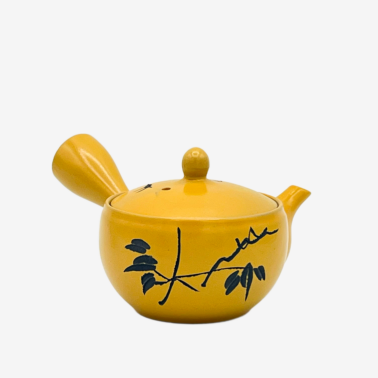 Yixing Sawayaka Yellow Mini Kyusu - Japanese Teapot Teaware Inoue Tea