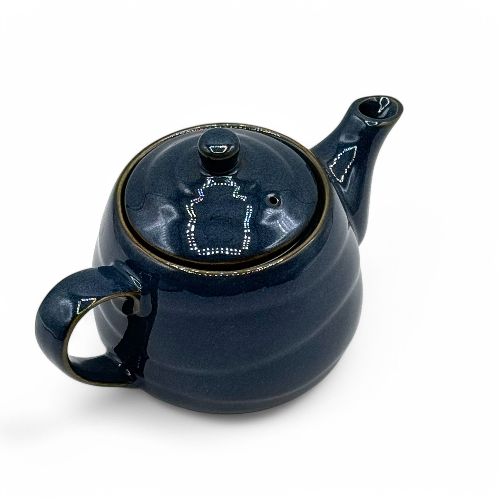 Namako Blue Tokoname-yaki Kyusu - Japanese Teapot