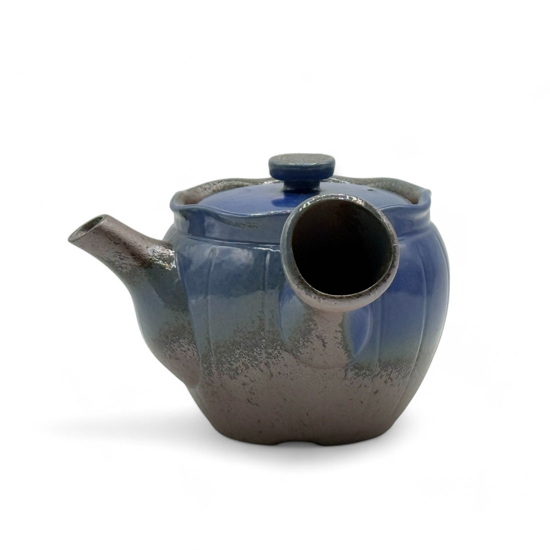 Maruyoshi Toki Blue Banko-yaki Kyusu - Japanese Teapot