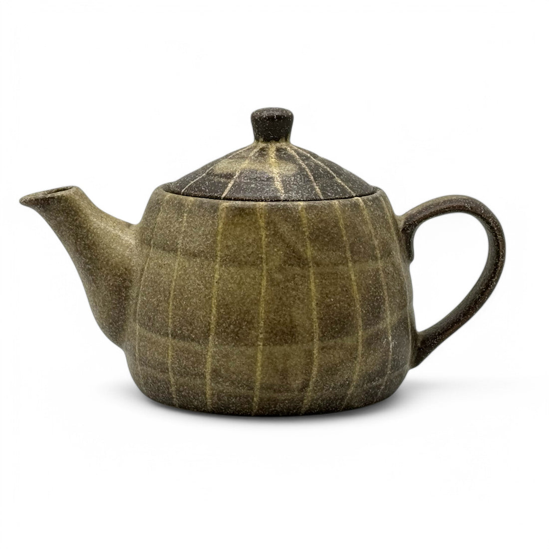 Iga Ash Brown Mino-yaki Kyusu - Japanese Teapot