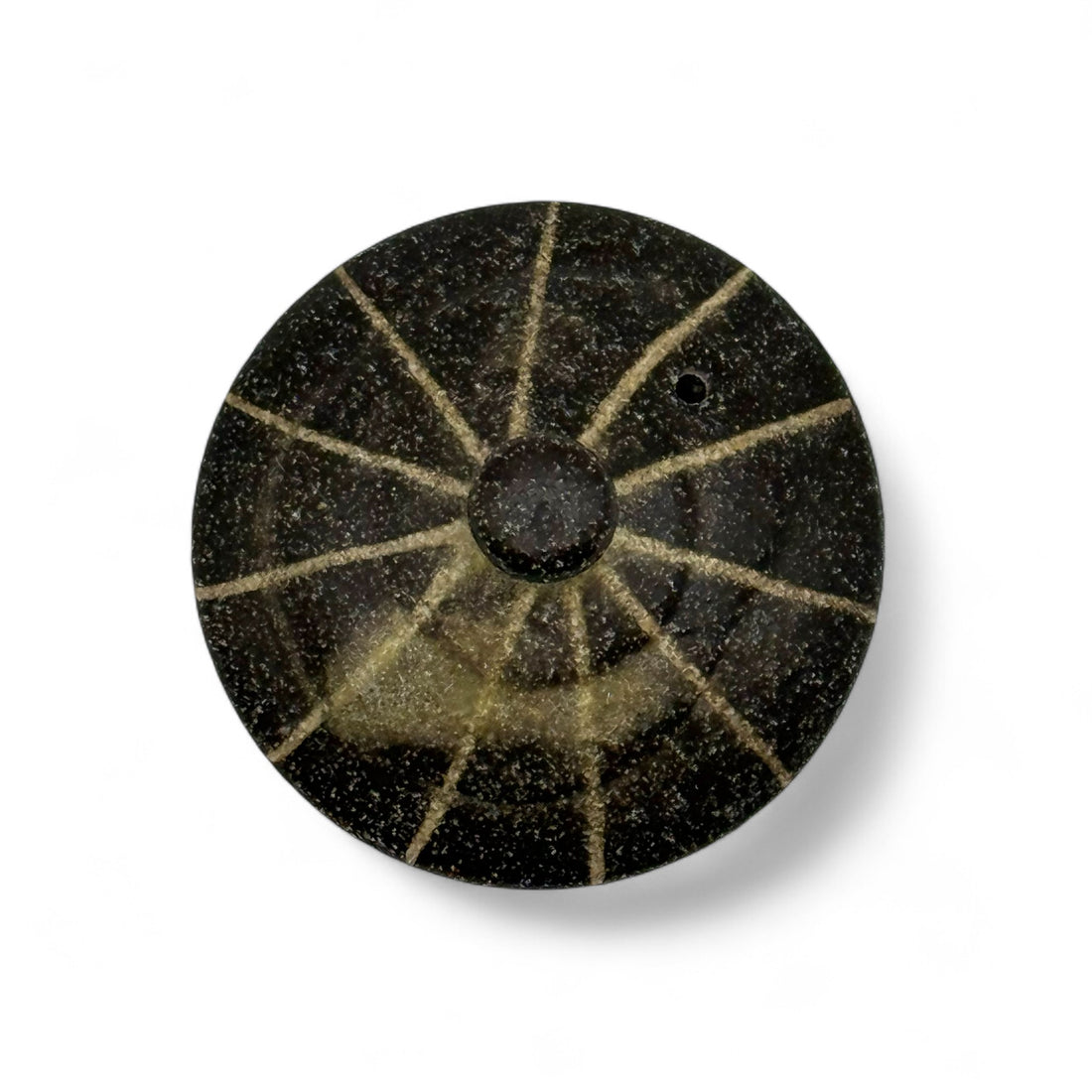 Iga Ash Brown Tea Lid (Replacement) - Japanese Tea Lid
