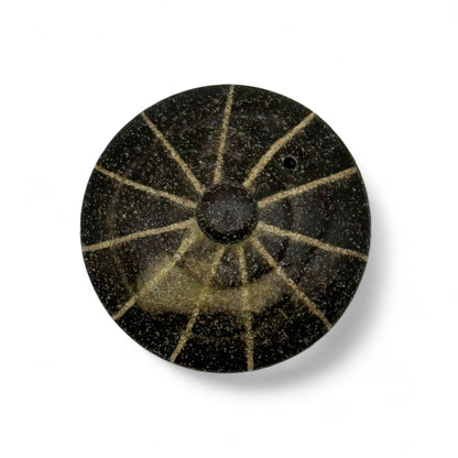 Iga Ash Brown Tea Lid (Replacement) - Japanese Tea Lid