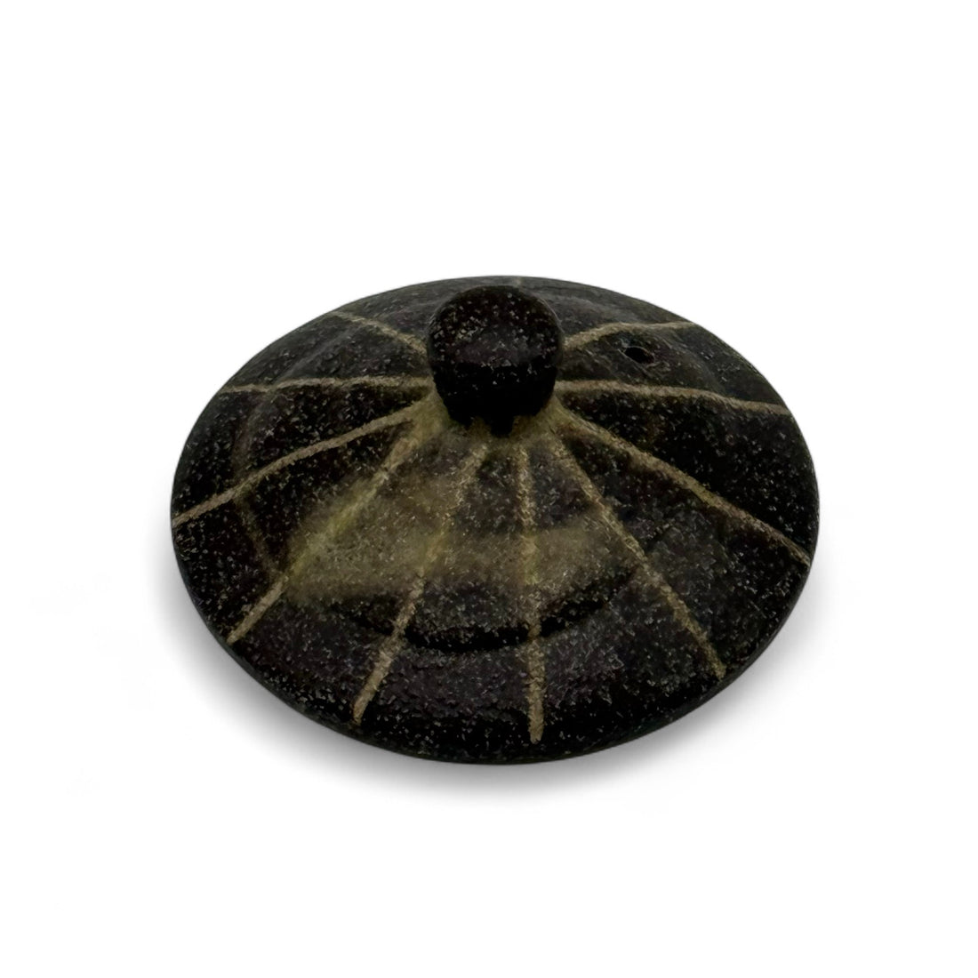 Iga Ash Brown Tea Lid (Replacement) - Japanese Tea Lid