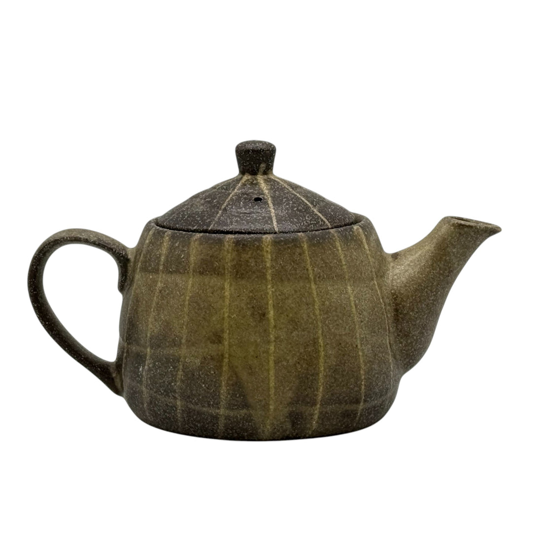 Iga Ash Brown Mino-yaki Kyusu - Japanese Teapot