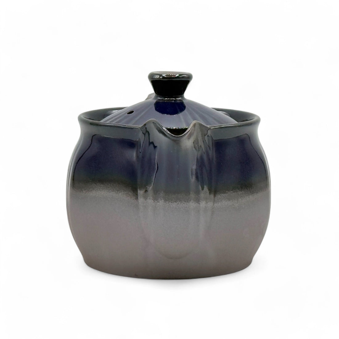 Ruri Blue Banko-yaki Kyusu - Japanese Teapot