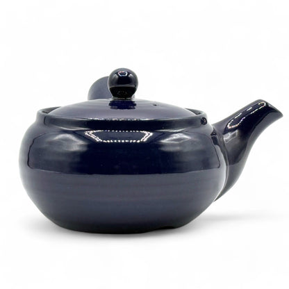 Ikuko Blue Banko-yaki Kyusu - Japanese Teapot