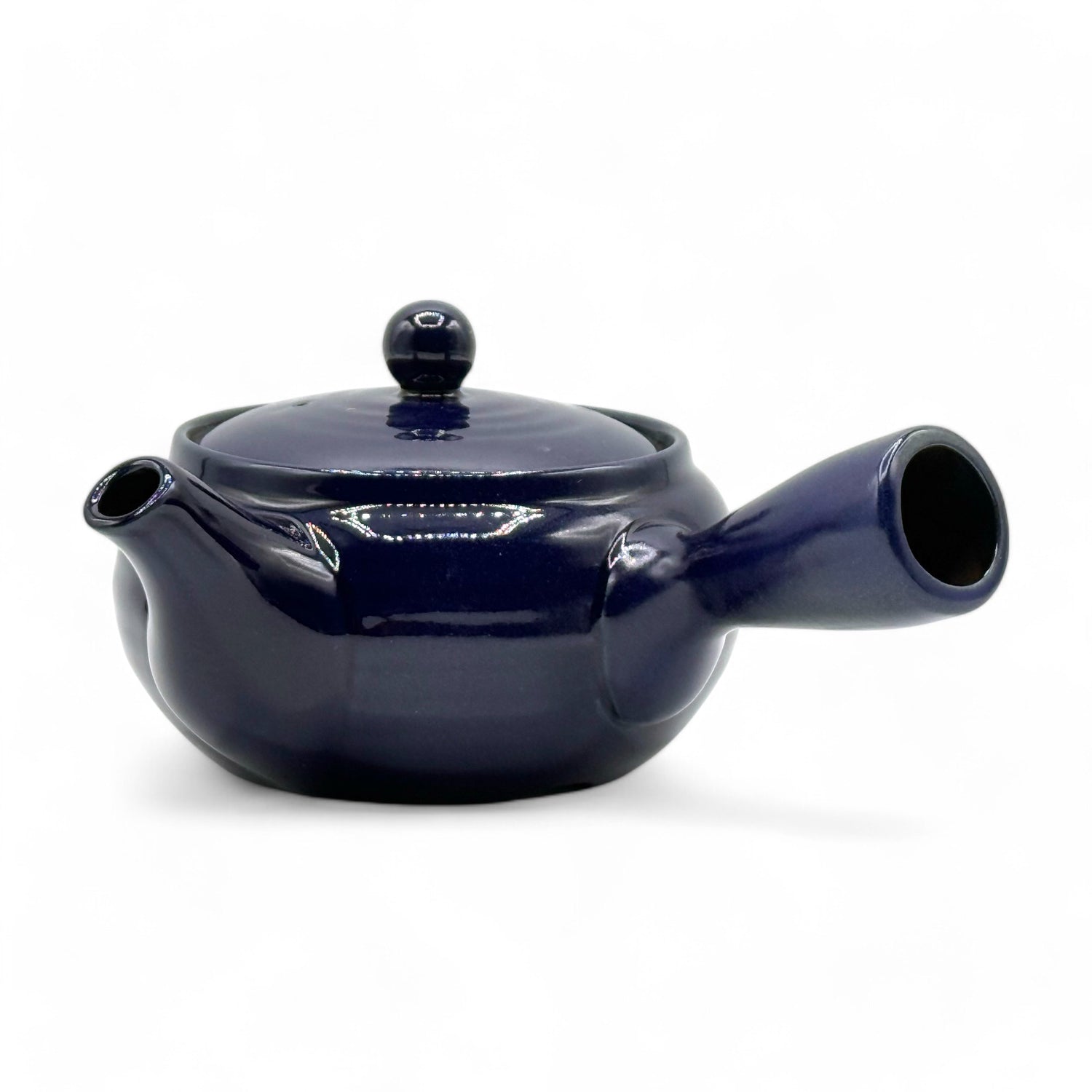 Ikuko Blue Banko-yaki Kyusu - Japanese Teapot