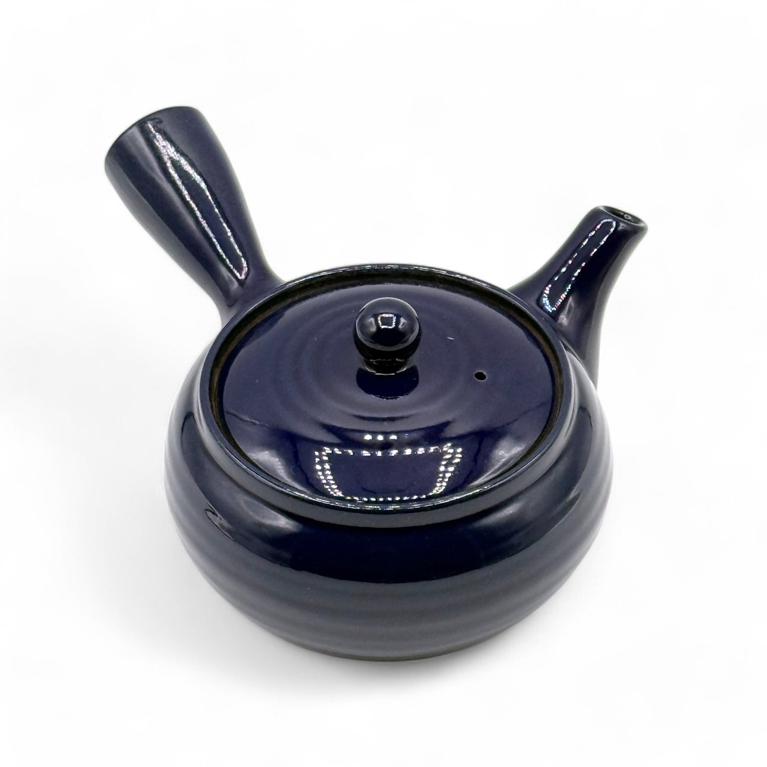 Ikuko Blue Banko-yaki Kyusu - Japanese Teapot