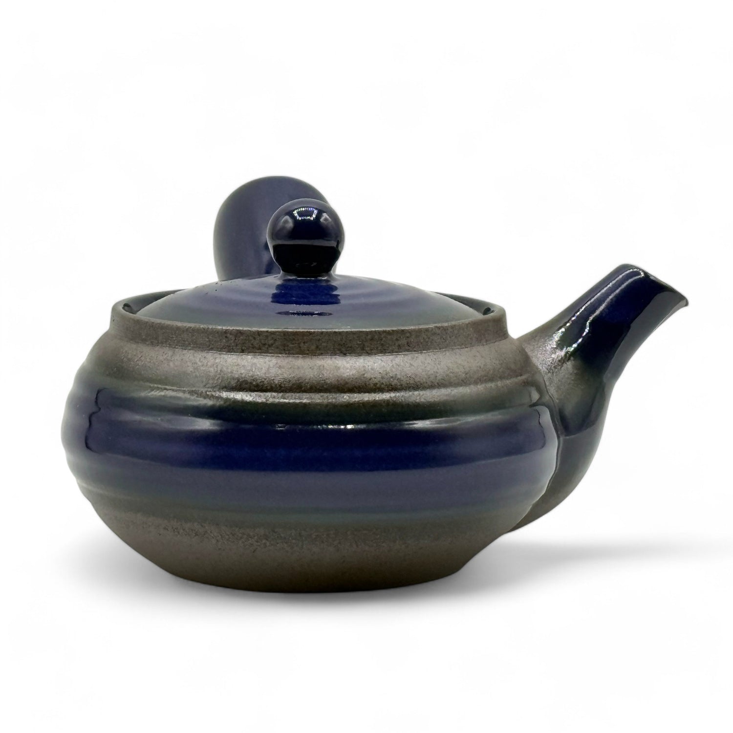 Maki Blue Banko-yaki Kyusu - Japanese Teapot