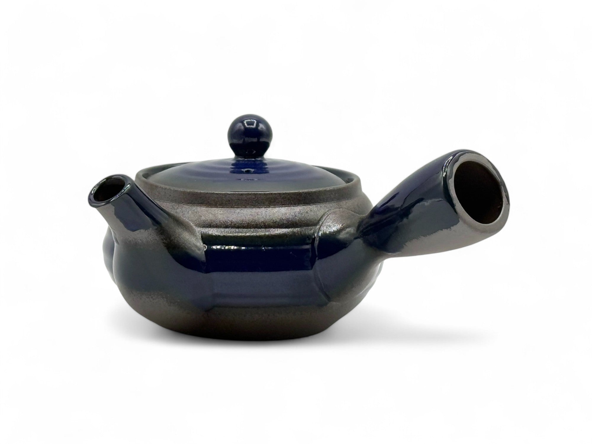 Maki Blue Banko-yaki Kyusu - Japanese Teapot