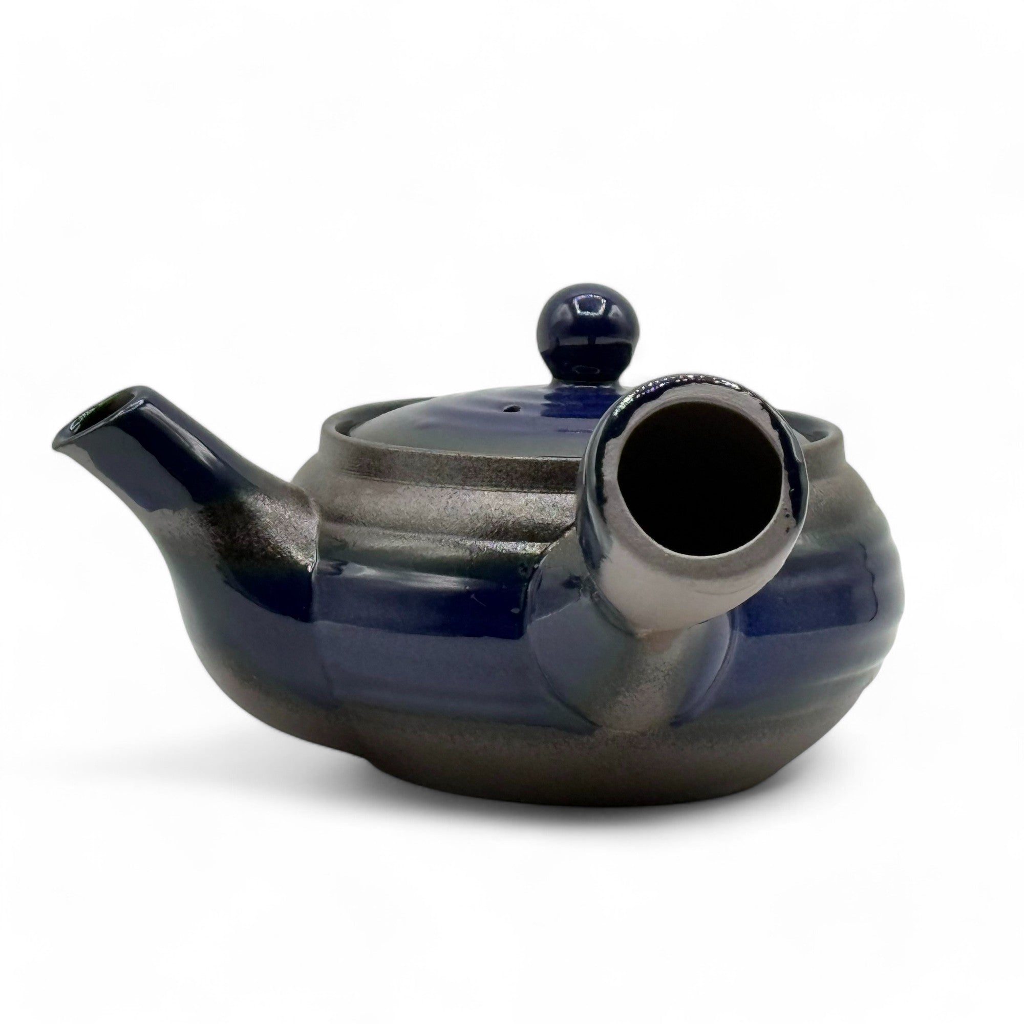 Maki Blue Banko-yaki Kyusu - Japanese Teapot