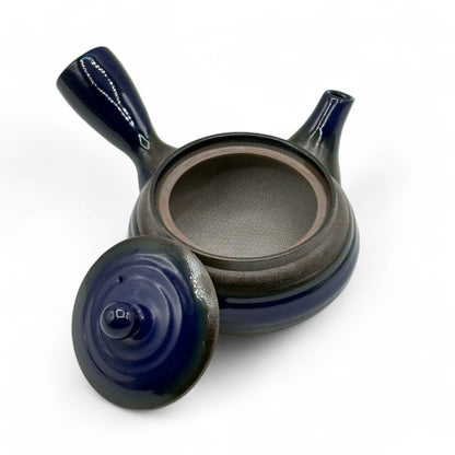 Maki Blue Banko-yaki Kyusu - Japanese Teapot