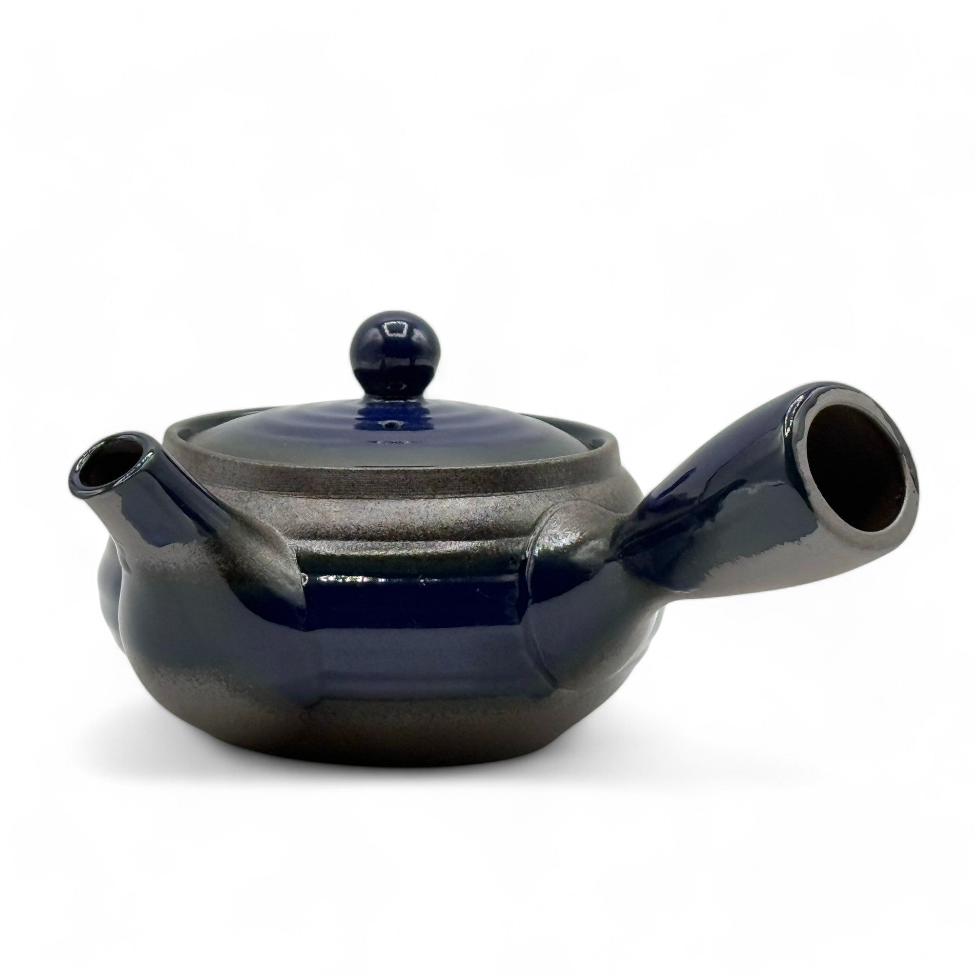 Maki Blue Banko-yaki Kyusu - Japanese Teapot