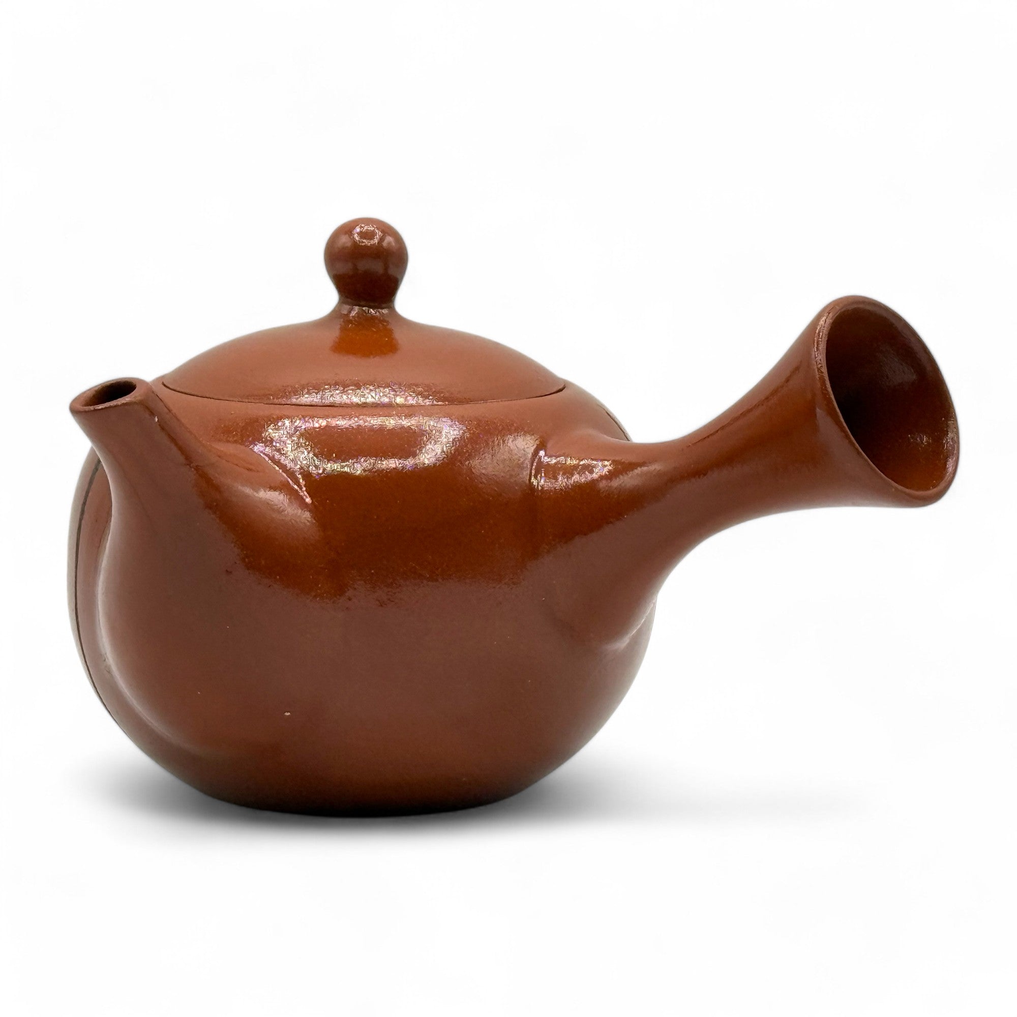 Yixing Tokusa Red Tokoname-yaki Kyusu - Japanese Teapot