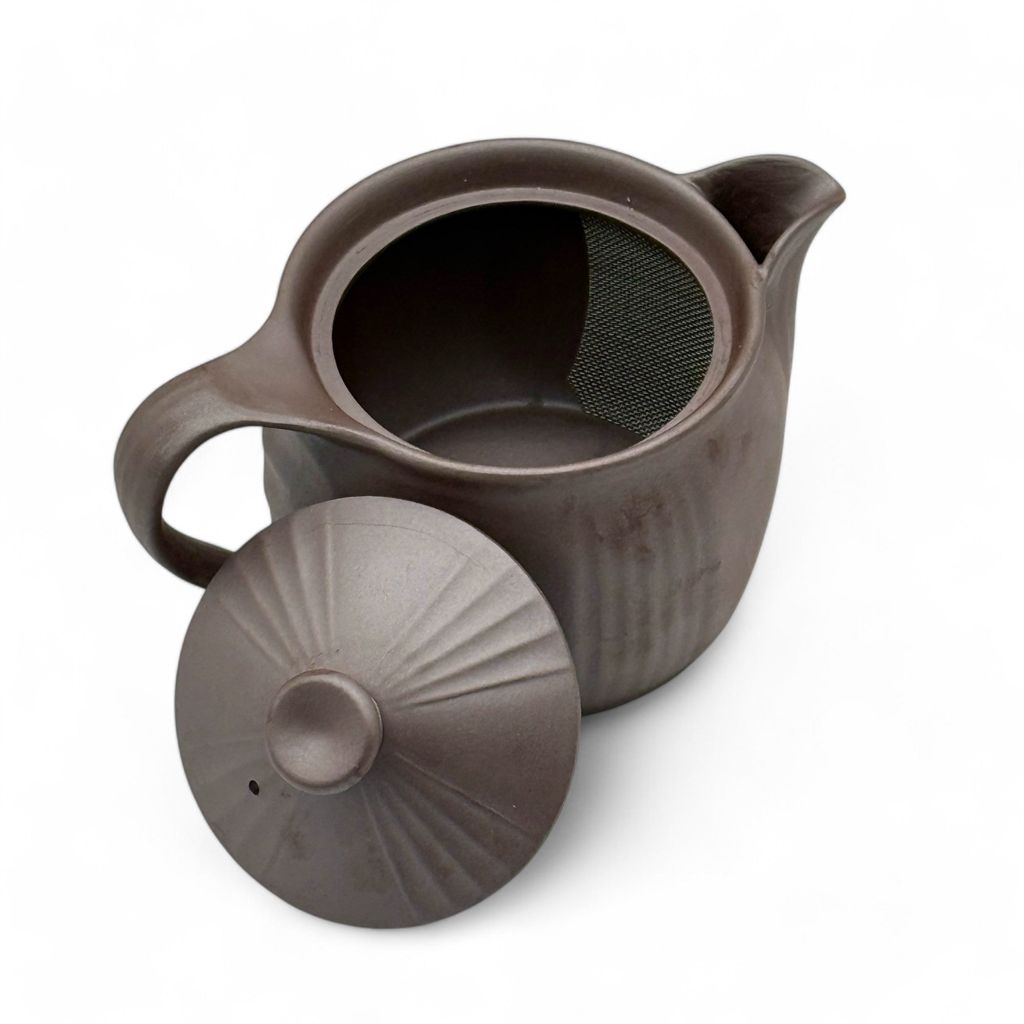 Ichiro Brown Banko-yaki Kyusu - Japanese Teapot