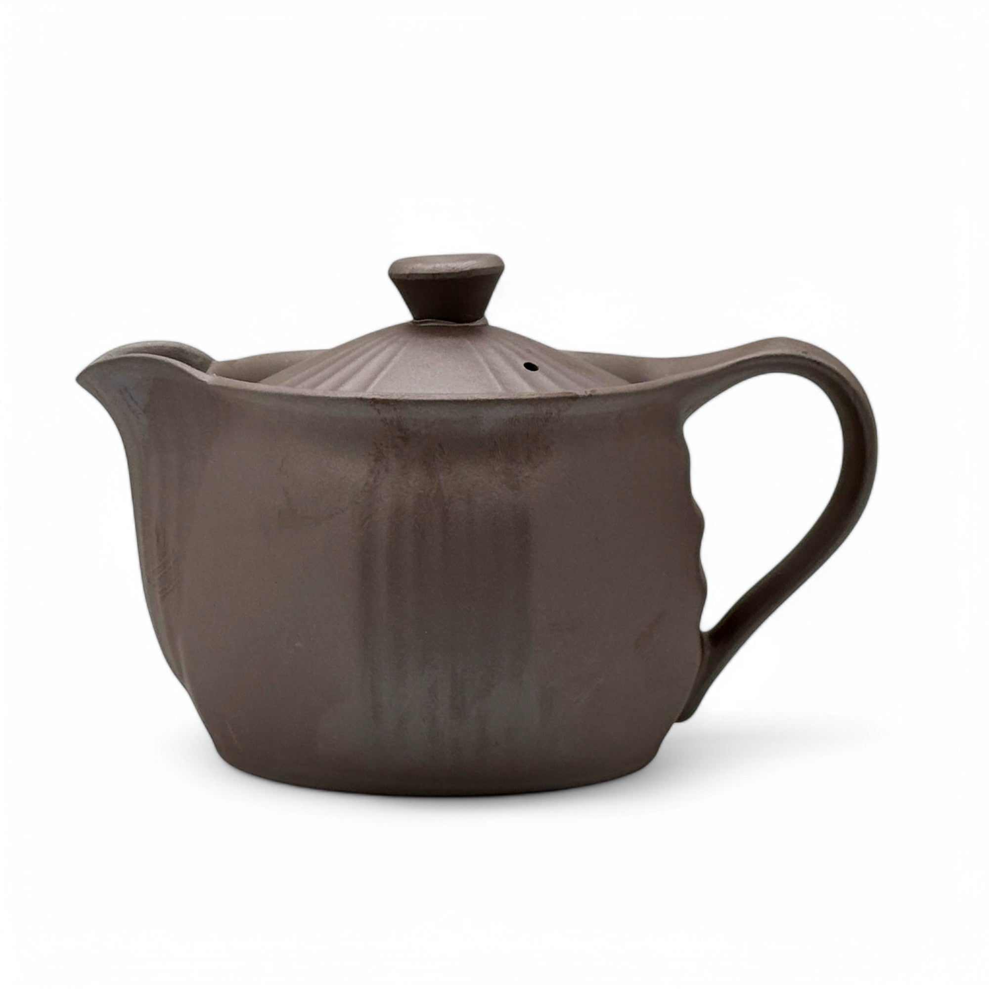 Ichiro Brown Banko-yaki Kyusu - Japanese Teapot