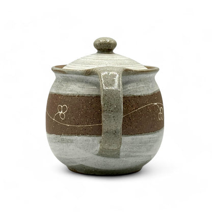 Karatsu Gray Tokoname-yaki Kyusu - Japanese Teapot