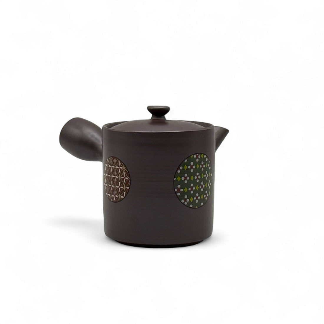 Kiritate Yuzen Banko-yaki Mini Kyusu - Japanese Mini Teapot
