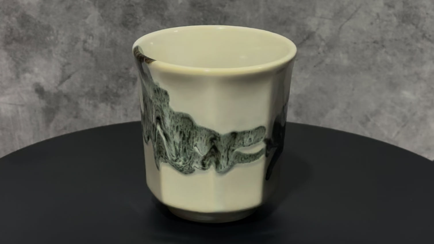 Kitsune White Mino-yaki Mug - Japanese Tea Mug