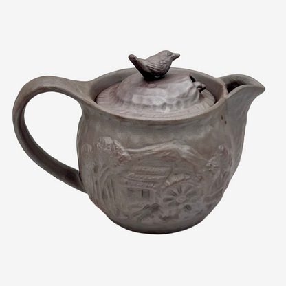 Tori Tobidashi Banko-Yaki Kyusu - Japanese Teapot Teaware Inoue Tea