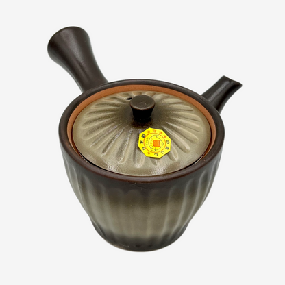 Kinsai Ibushi Brown Kyusu - Japanese Teapot Teaware Inoue Tea
