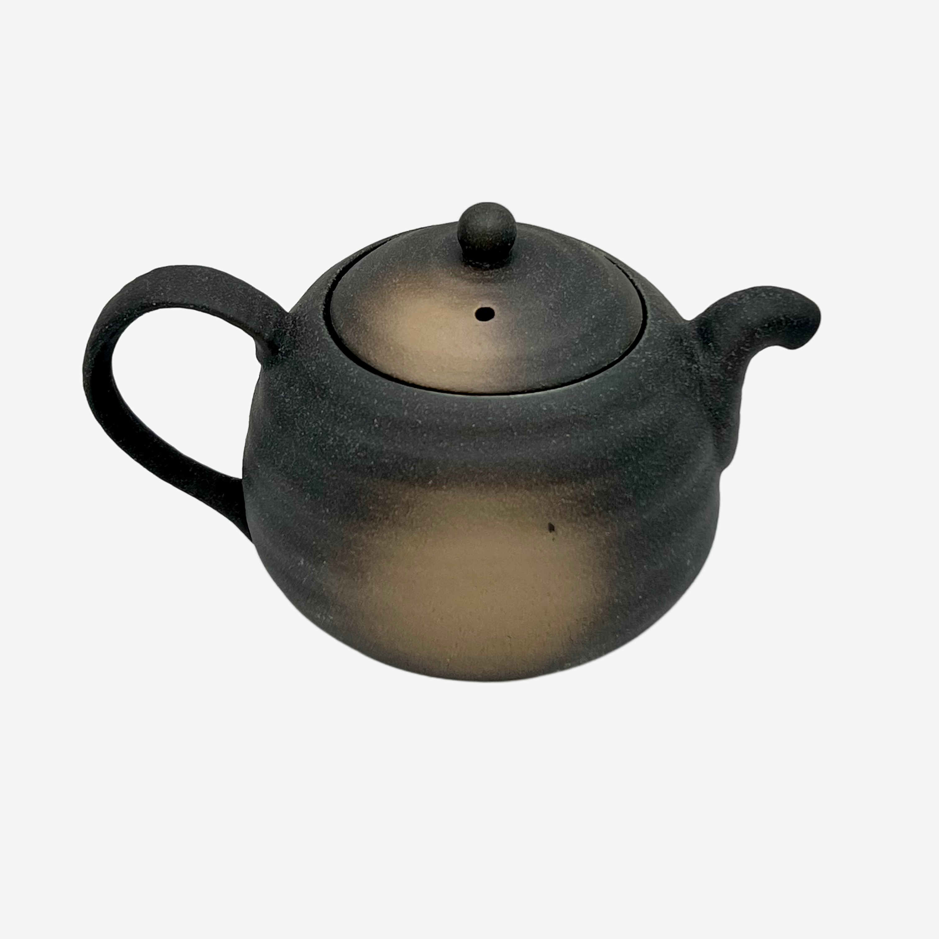 Iga Fukimaru Black Kyusu - Japanese Teapot Teaware Inoue Tea